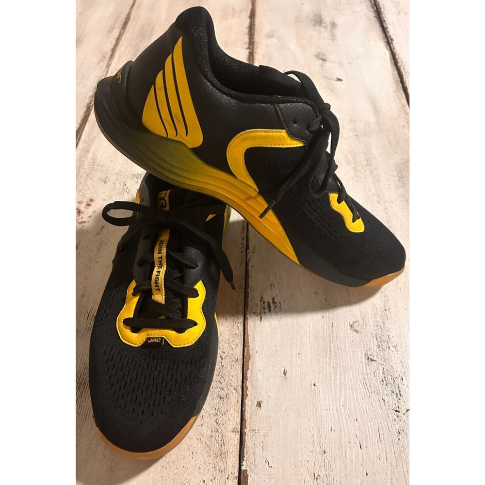 TYR SHOES FOR MEN, SIZE 11, BLACK AND YELLOW, LIMITED EDITION